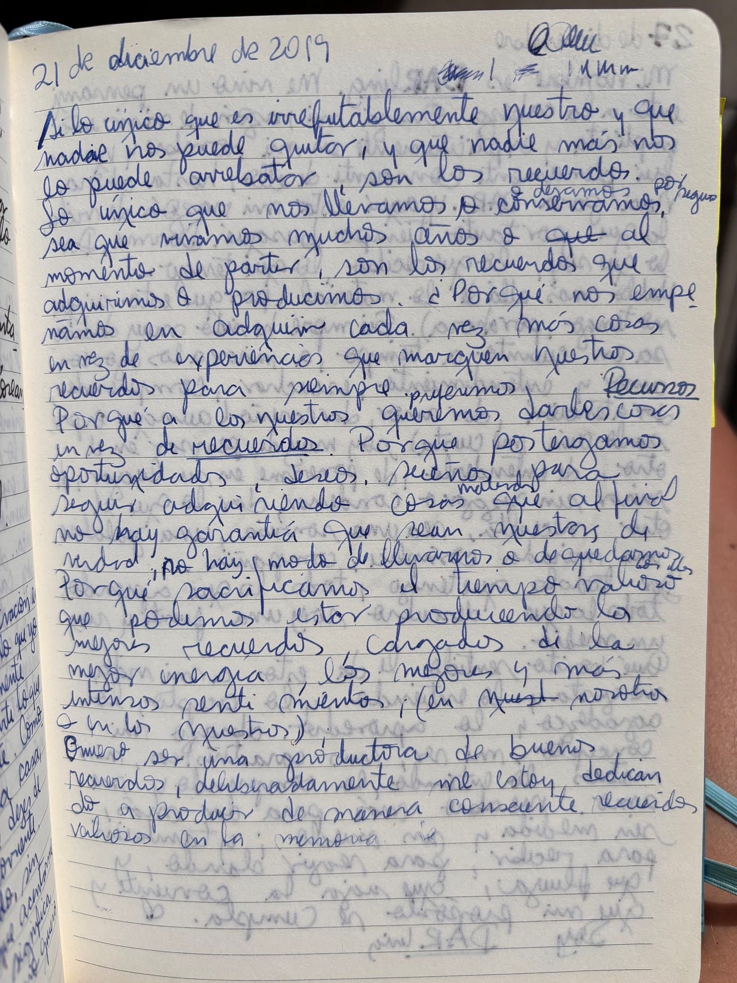 Handwritten page 1 — Mi nombre es DARling