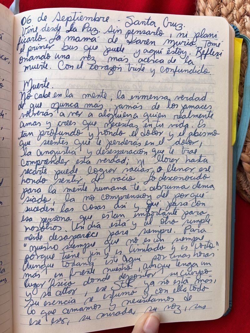 Handwritten page 3 — Silencio, soledad & muerte