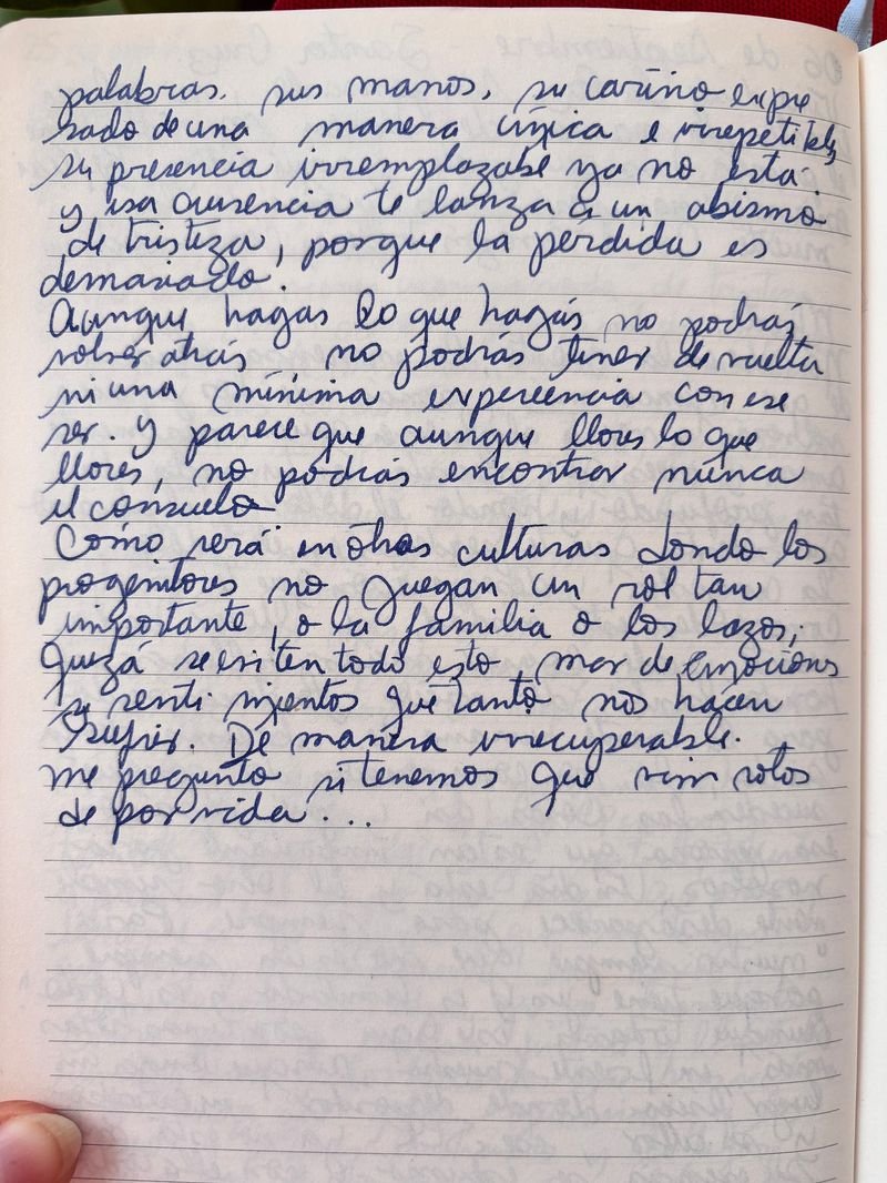 Handwritten page 4 — Silencio, soledad & muerte